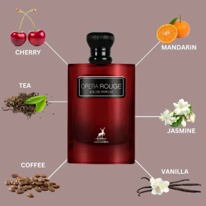 Lattafa  Maison  Alhambra  Opera Rouge ( EDP)  Дамска парфюмна вода аналог на  Y.S.L  Black Opium Over Red - 100 ml