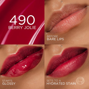 Loreal Paris Hyaluron Tint Lip Stain Serum № 490 ( Berry jolie )   Дълготраен хидратиращ гланц за устни - 5 ml