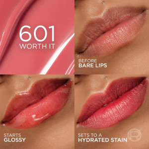 Loreal Paris Hyaluron Tint Lip Stain Serum № 601( Worth it)   Дълготраен хидратиращ гланц за устни - 5 ml