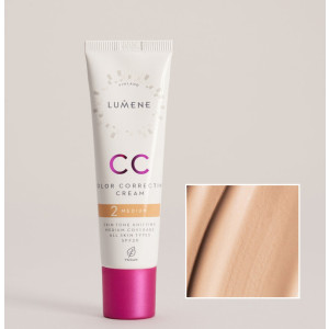 LUMENE   CC Color Correcting Cream SPF20    Флуиден  оцветен крем фон дьо тен
