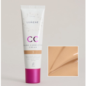 LUMENE   CC Color Correcting Cream SPF20    Флуиден  оцветен крем фон дьо тен