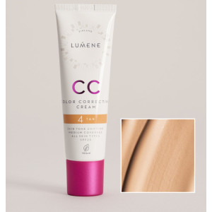 LUMENE   CC Color Correcting Cream SPF20    Флуиден  оцветен крем фон дьо тен