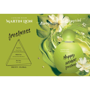 Martin Lion Happy Women's day Freshness   Дамска парфюмна вода - 50 ml