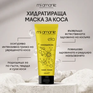 Mi Amante HYDRATION HAIR MASK  Миаманте Хидратираща маска за коса - 250 ml