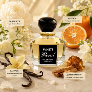 Milestone Perfumes White Floral ( EDP )  Дамска парфюмна вода аналог на Gucci Flora - 100 ml