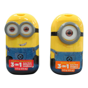 Minions Sence Bath & Shower Gel Banana Scent Детски шампоан и Душ-гел с аромат на банан, 400ml