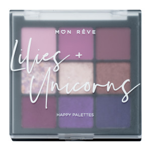 MON  REVE  04 Lilies + Unicorns  happy palettes Палитра сенки за очи