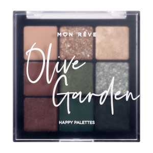 MON REVE 06 Olive garden happy palettes    Палитра сенки за очи - 15 гр