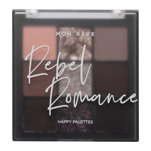 MON REVE  № 10 Rebel Romance  happy palettes    Палитра сенки за очи - 15 гр
