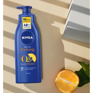 Nivea Body Milk Firming Q10 Стягащо мляко за тяло с Q10 и Витамин С, 400ml