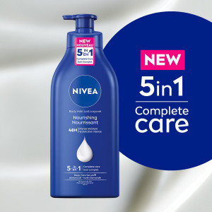 Nivea Body Milk Rich Nourishing Подхранващото и хидратиращо мляко за тяло, 400ml