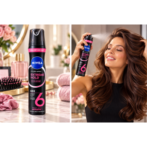 Nivea Extreme Hold Styling Spray 6 Спрей за коса с екстра фиксация, ниво 6 , 250ml