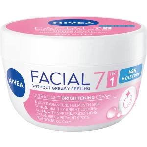 Nivea Facial 7in1 Ultra Light Brightening cream Избелващият дневен крем с интензивна хидратация, 100ml
