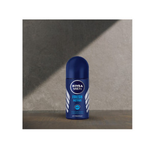 Nivea for Men Fresh Active Рол-он против изпотяване с 48 часова защита, 50ml