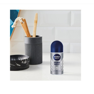 Nivea For Men Silver Protect  Roll-On Ролон против изпотяване със  сребърни йони, 50ml