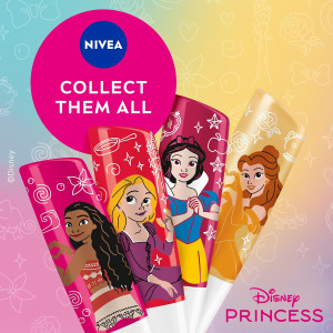 NIVEA Lip Balm  Disney Vanilla Cupcake Хидратиращ Балсам за устни  с аромат на ванилов кекс, 4,8g