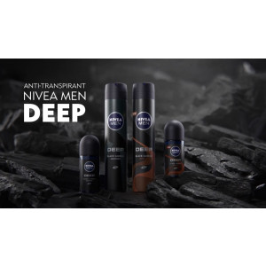 Nivea Men Deep&Clean Feel Рол-он против изпотяване с 48 часова защита, 50ml