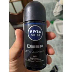 Nivea Men Deep&Clean Feel Рол-он против изпотяване с 48 часова защита, 50ml