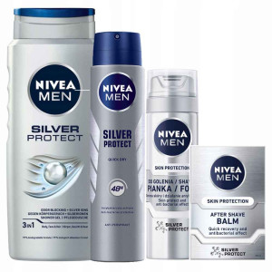 Nivea Men Deo Silver Protect XXL Дезодорант против изпотяване за мъже, 250 ml