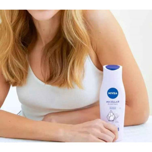 Nivea Micellar Purifying Shampoo  Освежаващия мицеларен почистващ шампоан, 400мл