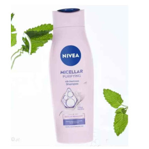 Nivea Micellar Purifying Shampoo  Освежаващия мицеларен почистващ шампоан, 400мл