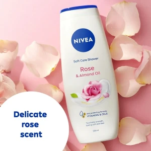 NIVEA Rose & Almond Oil Shower gel  Душ гел с бадемово масло и роза, 500ml