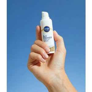 Nivea Sun 2in1 Primer Слънцезащитен серум за лице SPF50+ за всички типове кожа, немазен, 30ml