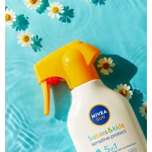 NIVEA SUN ДЕТСКИ СПРЕЙ-ПОМПА ЗА ЧУВСТВИТЕЛНА КОЖА SPF50+,  270ml