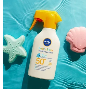 NIVEA SUN ДЕТСКИ СПРЕЙ-ПОМПА ЗА ЧУВСТВИТЕЛНА КОЖА SPF50+,  270ml