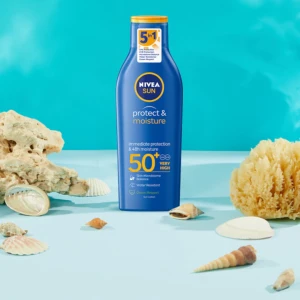 NIVEA SUN Protect & Moisture CITRACELL-PROTECT™  Хидратиращ слънцезащитен лосион със SPF50+, 400ml