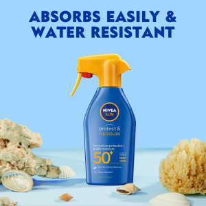 Nivea Sun Protect & Moisture Слънцезащитен хидратиращ спрей с SPF 50+ ,  270ml