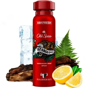 Old Spice Bearglove Deodorant Body SprayДео спрей за мъже за дълготрайна защита , 150ml