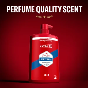 Old Spice Whitewater 3in1 Shower & Shampoo Gel Мъжки пенлив душ гел шампоан за тяло, коса и лице, 1000ml