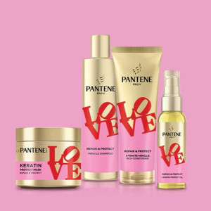 Pantene Pro-V Conditioner LOVE Repair & Care Балсам за увредената коса, възстановявайки нейната гладкост, 220ml