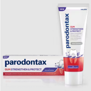 PARODONTAX Gum Strengthen & Protect Whitening Паста за избелване, укрепване и защита на венците, 75ml