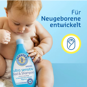 Penaten Ultra Sensitive Bad & Пенатен Шампоан за коса и тяло - 400 ml
