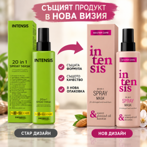 Prosalon Intensis Master Care 20 in 1 Spray mask Възстановяваща спрей маска за коса 20в1, 150ml