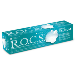 R.O.C.S.Active Calcium Паста за зъби  за устойчивостта на зъбите към кариес, 75ml