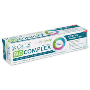 R.O.C.S. Biocomplex Active Protection Паста за намаляване възпалението и кървенето на венците, 75ml