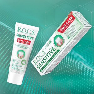 R.O.C.S. Sensitive Plus Gum Care Паста за чувствителни зъби и защита на венците, 75ml