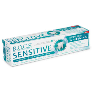 R.O.C.S. Sensitive Repair&Whitening Паста за зъби за свръхчувствителност и избелване, 75ml