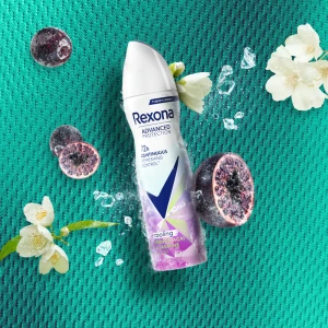 Rexona Advanced Protection Frozen Acai & Jasmine 72h  Дезодорант против изпотяване за жени , 150ml