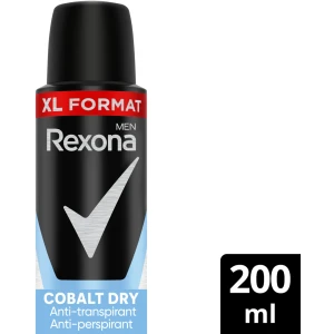 Rexona Men Cobalt Dry 48h Dry Protection Дезодорант против изпотяване за мъже , 200ml