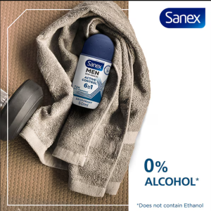Sanex Roll-On Men Active Control  Рол-он  дезодорант за мъже с 0% алкохол , 50ml