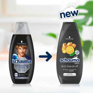 Schauma Anti-Dandruff Intensive Shampoo Men Интензивен мъжки шампоан против пърхот, 400ml