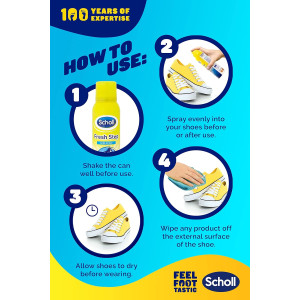 Scholl Fresh Step Shoe Sprey Спрей за обувки против неприятна миризма , 150ml