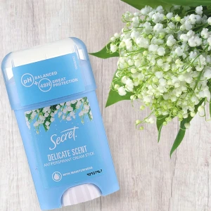 Secret Key Antiperspirant  Delicate Scent  Сикрет Крем-стик дезодорант, 40ml