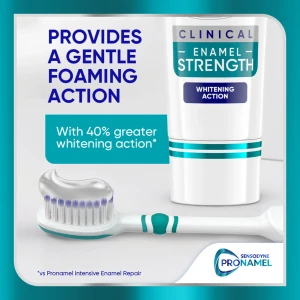 Sensodyne Clinical Whitening  Enamel Паста за зъби за укрепване на емайла, избелващо действие, 75ml