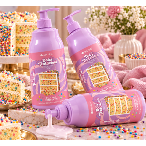Setablu Dolci Tentazioni Delicious Confetti Парфюмиран лосион за тяло с неустоим аромат на  торта със сметана​​​​​​​ , 500ml
