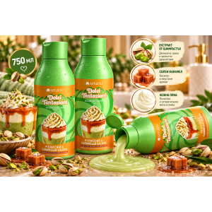 Setablu Dolci Tentazioni Pistacchio & Caramello Salato Душ пяна с аромат на шамфъстък и солен карамел , 750ml